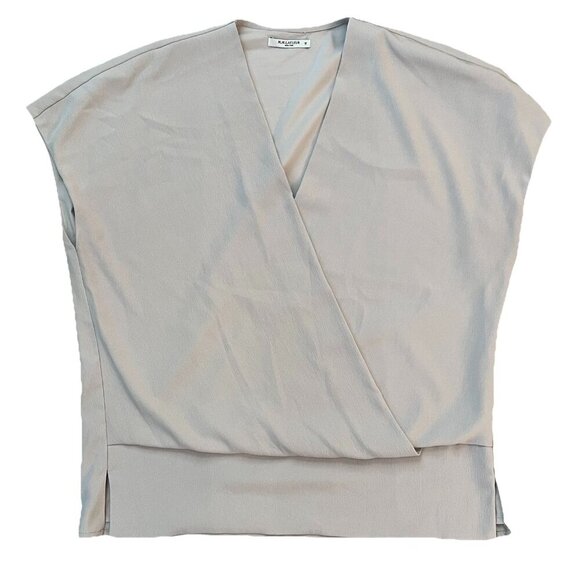 MM Lafleur Women's The Antonia Top Soft Wave Size Medium Bone Office Career - Picture 1 of 6